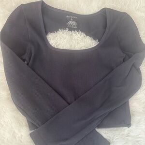 Backless going out long sleeve top, by together